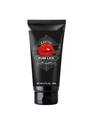 Lubrikačné gély s príchuťou alebo vôňou - Rum Lick telový intímny gél 50 ml - shmPHA410