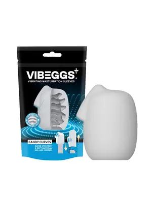Masturbační vajíčka - VIBEGGS Candy Curves vibračný masturbátor - rmb11451