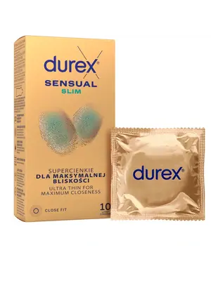Ultra jemné a tenké kondómy - DUREX kondómy Sensual Slim 10 ks - 3291961