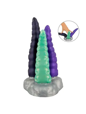 Monster dildá - Beasty Cocks Triple Tentacle dildo - 50041790000