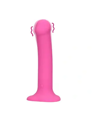 Klasické vibrátory - Non-Phallic vibračné dildo M - ružové - LOVE112PNK