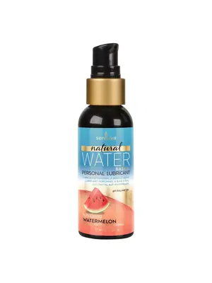 Lubrikačné gély s príchuťou alebo vôňou - SENSUVA Natural lubrikačný gél 57 ml - melón - v252572