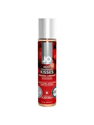 Lubrikačné gély s príchuťou alebo vôňou - JO H2O lubrikačný gél 30 ml - jahoda - E25045