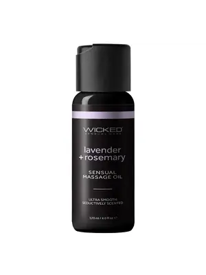 Masážne oleje - Wicked Sensual masážny olej 120 ml - levanduľa - v252631