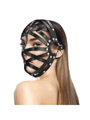 BDSM doplnky - Ouch! Cage maska - černá - shmOU1033BLK