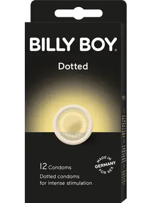 Kondómy vrúbkované a s výstupkami - Billy Boy Dotted kondómy 12 ks - srSOPO-BB04-12