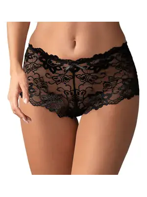 Erotické nohavičky - Obsessive Idillia nohavičky- čierne - 23111941111 - S/M