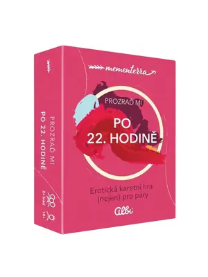 Erotické hry - Albi Prezraď mi - Po 22.hodine - kartová hra - albi56779
