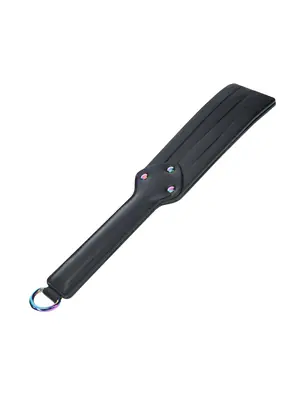 Bičíky, karháče a paličky - OUCH! Venice Collection plácačka - čierna - shmOU958BLK