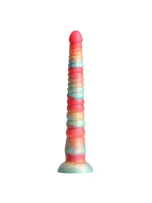 Dildá a vibrátory XXL - Colours Stacked dildo 30,5 cm - červená/zlatá - v281412
