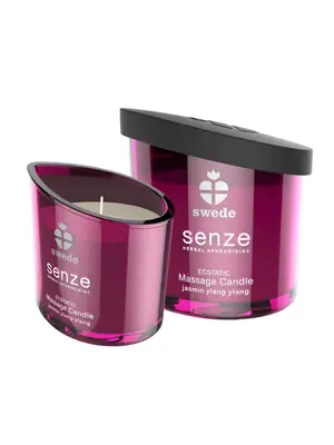Masážne sviečky - Swede Senze masážna sviečka Extáza - jasmín, ylang ylang 50 ml - D-231803