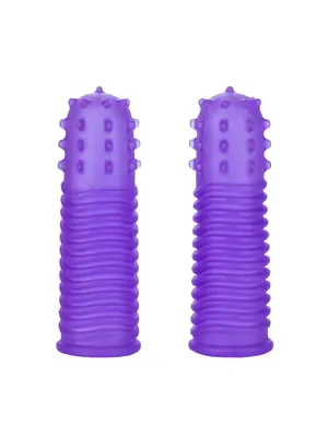 Návleky na prst a prstové vibrátory - CalExotics Návleky na prst - fialové - s12955-PURPLE