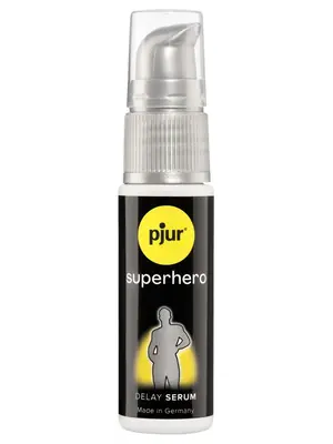 Oddialenie ejakulácie - pjur Superhero Delay sérum na oddialenie ejakulácie 20 ml - 6312990000