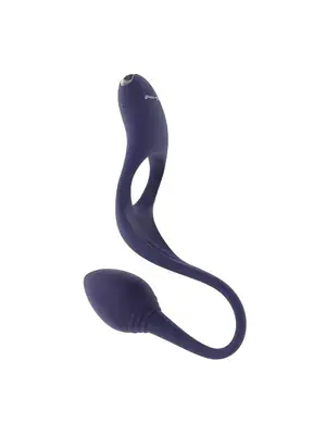 Erekčné krúžky vibračné - Zero Tolerance Vibračný erekčný krúžok a análny kolík - ec120114-Purple
