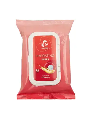 Telová kozmetika - EasyGlide Hydratačné vlhčené obrúsky 25 ks - ecEGW002