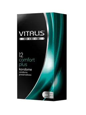 Špeciálne kondómy - Vitalis Premium Comfort plus kondómy 12 ks - sr100000066203