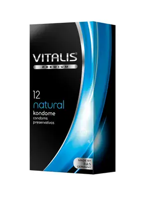 Štandardné kondómy - Vitalis Premium Natural kondómy 12 ks - sr100000066201