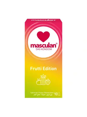 Kondómy s príchuťou - Masculan Frutti edition kondómy 10 ks - sr100000017523