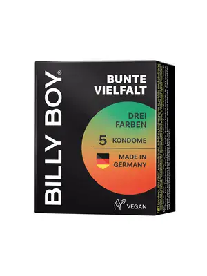 Farebné kondómy - Billy Boy Bunte Vielfalt kondómy 5 ks - sr100000013414