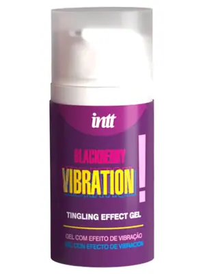 Tekuté vibrátory - intt Vibration Black berry Stimulačný gél 15 ml - WB0007