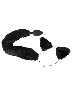 Análne kolíky s chvostom - Bad Kitty Pet Play Ouška a análny kolík s chvostom - 5336020000