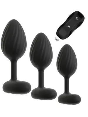 Vibračné análne kolíky - ANOS RC Set vibračných análnych kolíkov - 54059630000