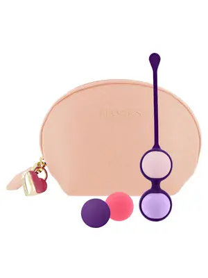 Venušine guličky - Rianne S Set venušine guličky a taštička Nude - E26360