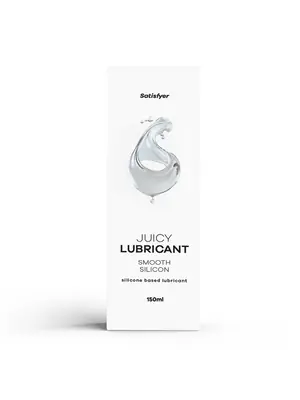 Silikónové lubrikačné gély - Satisfyer Juicy lubrikačný gél Smooth silicon 150 ml - sat4083032