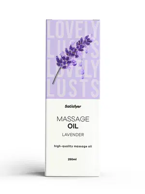 Masážne oleje - Satisfyer masážny olej Lavender 250 ml - sat4083070