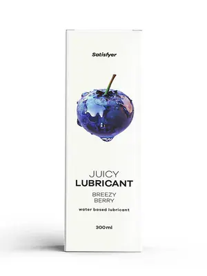 Lubrikačné gély s príchuťou alebo vôňou - #95881 Produkt: Satisfyer Juicy lubrikačný gél Breezy berry 300 ml - sat4082905