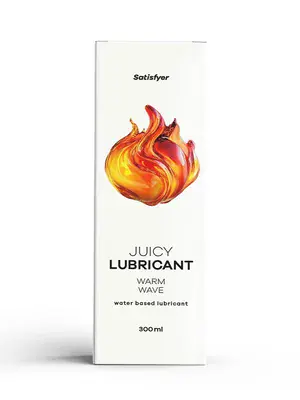 Chladivé a hřejivé lubrikační gely - Satisfyer Juicy lubrikačný gél Warm 300 ml - sat4082851