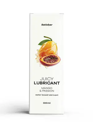 Lubrikačné gély s príchuťou alebo vôňou - Satisfyer Juicy lubrikačný gél Mango and Passion 300 ml - sat4082974