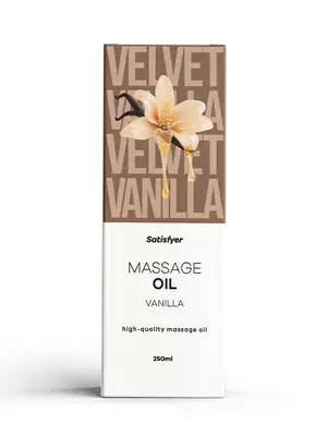Masážne oleje - Satisfyer masážny olej Vanilla 250 ml - sat4083117