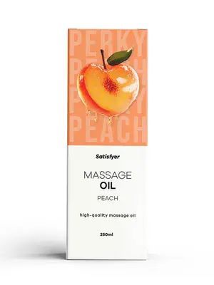 Masážne oleje - Satisfyer masážní olej Peach 250 ml - sat4083094