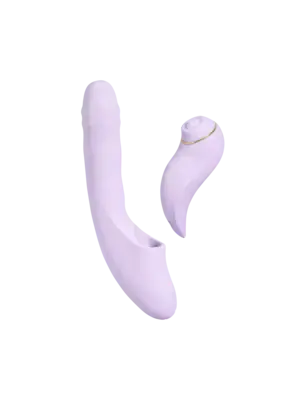 Multifunkčné vibrátory - Svakom DuoGlow multifunkčný vibrátor - fialový - ec121082