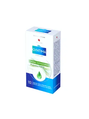 Intímna hygiena a menštruácia - Gyntima vaginálne čípky Probiotica FORTE 10 ks - hp5454518