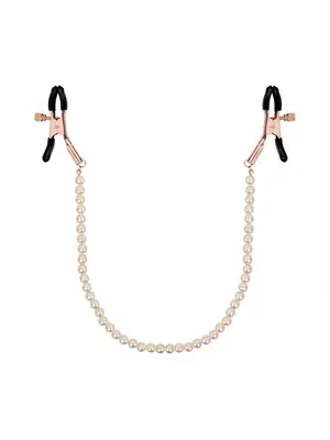 Svorky a prísavky na bradavky - Rosy Gold Pearls svorky na bradavky - ec321535