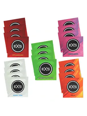Akčné a darčekové sady kondómov - EXS kondómy Mix III. testovacia sada 20 ks - bal-EXSkondomy-003
