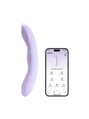 Vibrátory na G-bod - Svakom Selena vibrátor - Lavender - ec121323-Lavender