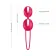 Venušine guličky - Fun Factory Smartballs Duo Venušine guličky 88 g - červené - ff34135