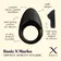 Erekčné krúžky vibračné - BASIC X Marko erekčný krúžok vibračný čierny - BSC00101