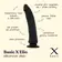 Dildá s prísavkou - BASIC X Elio silikónové dildo s prísavkou čierne - BSC00115