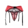 Erotické podväzky - Wanita Chantal podväzkový pás a tangá nohavičky červené - wanP5123-2P-3XL - 3XL