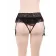 Erotické podväzky - Wanita Rebecca podväzkový pás čierny - wanP5160-1P-XL - XL