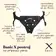 Nasadzovacie penisy, strap-on - BASIC X univerzálny postroj na pripínací penis čierny - BSC00160