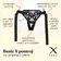 Nasadzovacie penisy, strap-on - BASIC X postroj na pripínací penis čierny - BSC00163