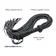 Bičíky, karháče a paličky - BASIC X bičík pletený čierny - BSC00181