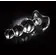 Análne šperky - Icicles No 47 sklenené dildo - 5403400000