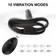 Erekčné krúžky vibračné - BOOM Edwin vibračný erekčný krúžok s diaľkovým ovládaním - BOM00129