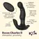 Masáž prostaty - BOOM Charles II stimulátor prostaty na diaľkové ovládanie - čierny - BOM00134